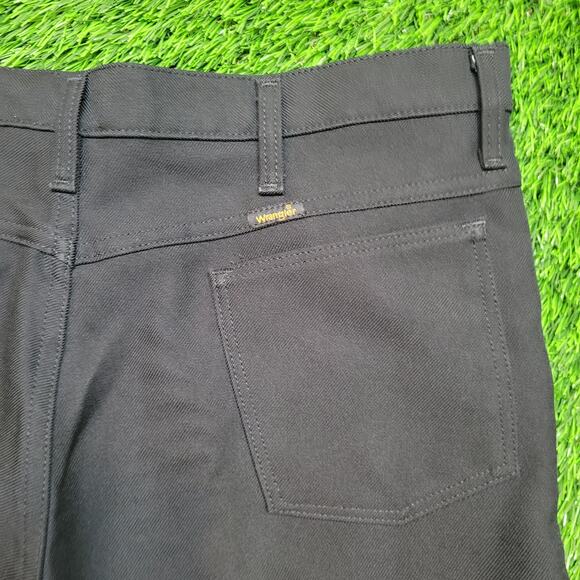 Vintage 90s Wrangler Bootcut Western Pants Mens 38x29 Polyester Slacks Jeans - Picture 7 of 8